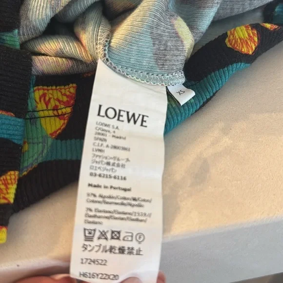 Loewe cotton rib tank top - Picture 4 of 4
